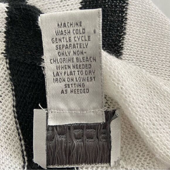 Chico’s Kimono Lightweight Beachy Open Knit Minimalist Linen Blend Size L-XL - Picture 5 of 10